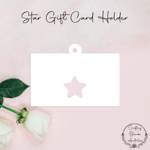 Star • Gift Card Holder • 100mm