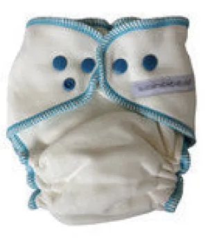 sustainablebabyish Overnight Bamboo Fleece Fitted Cloth Diapers