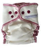 sustainablebabyish Overnight Bamboo Fleece Fitted Cloth Diapers