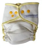 sustainablebabyish Overnight Bamboo Fleece Fitted Cloth Diapers