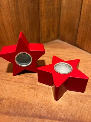 Swedish Candle Holders: Stars