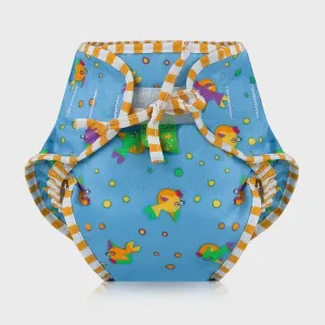 Swim Diaper in Goldfish Print