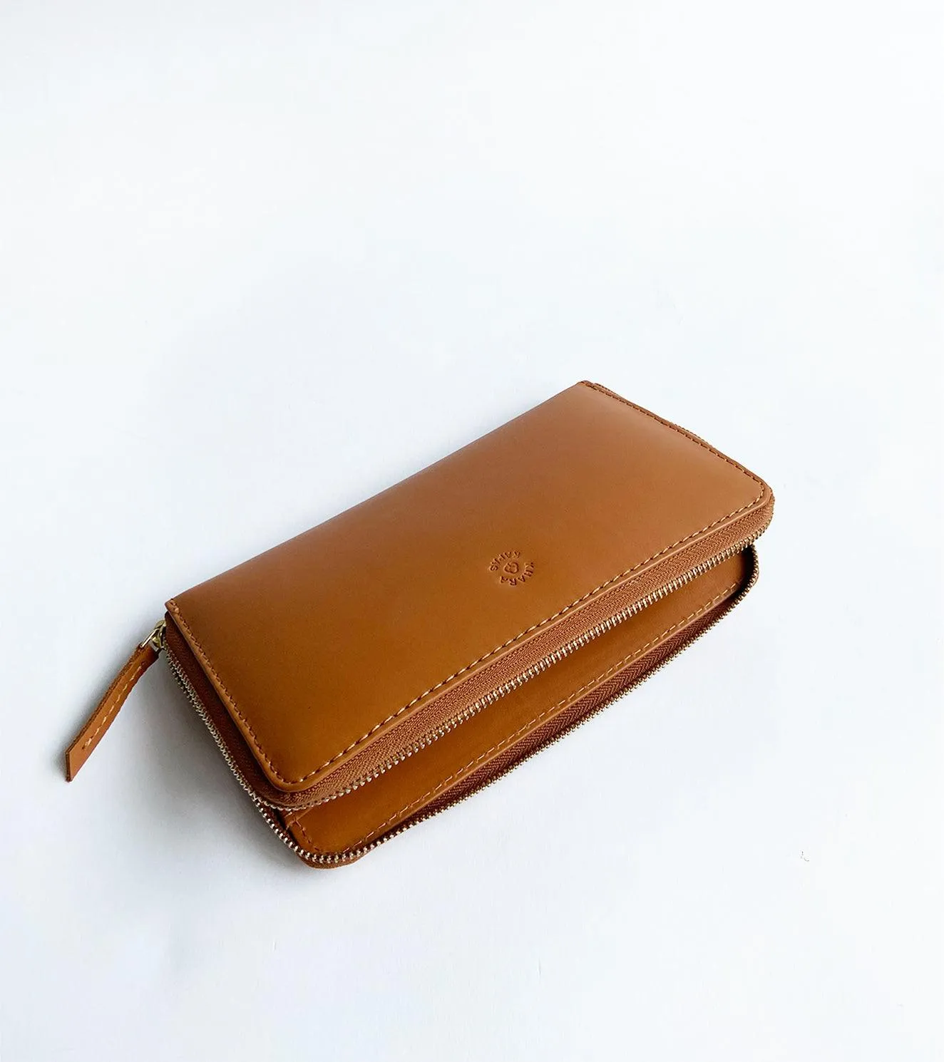 Tan chestnut wallet