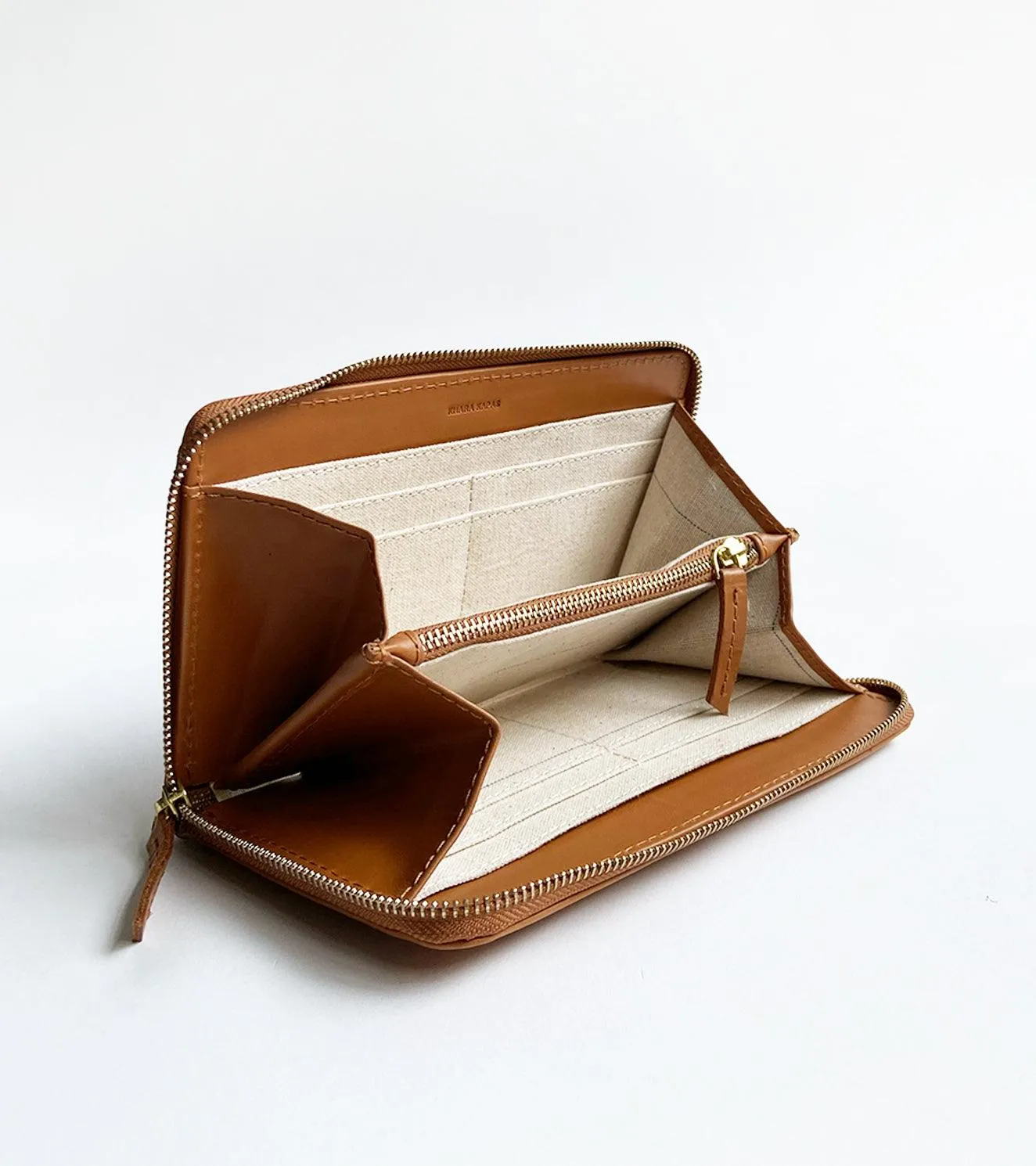 Tan chestnut wallet