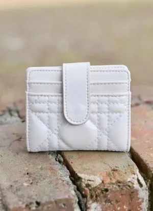 TATE CARD HOLDER WALLET-IVORY PATENT LQ