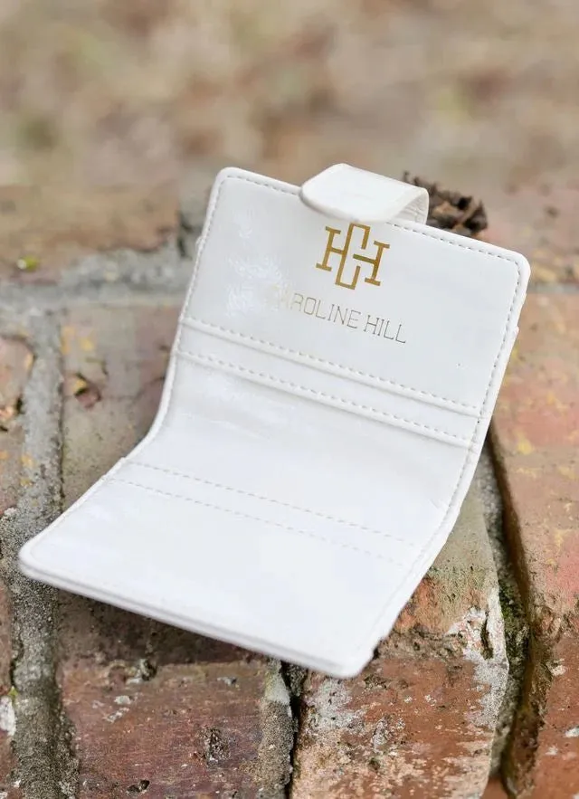 TATE CARD HOLDER WALLET-IVORY PATENT LQ