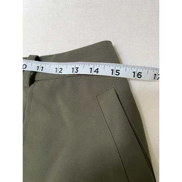 Ted Baker Dressy Olive Army Green Shorts big pockets size 2