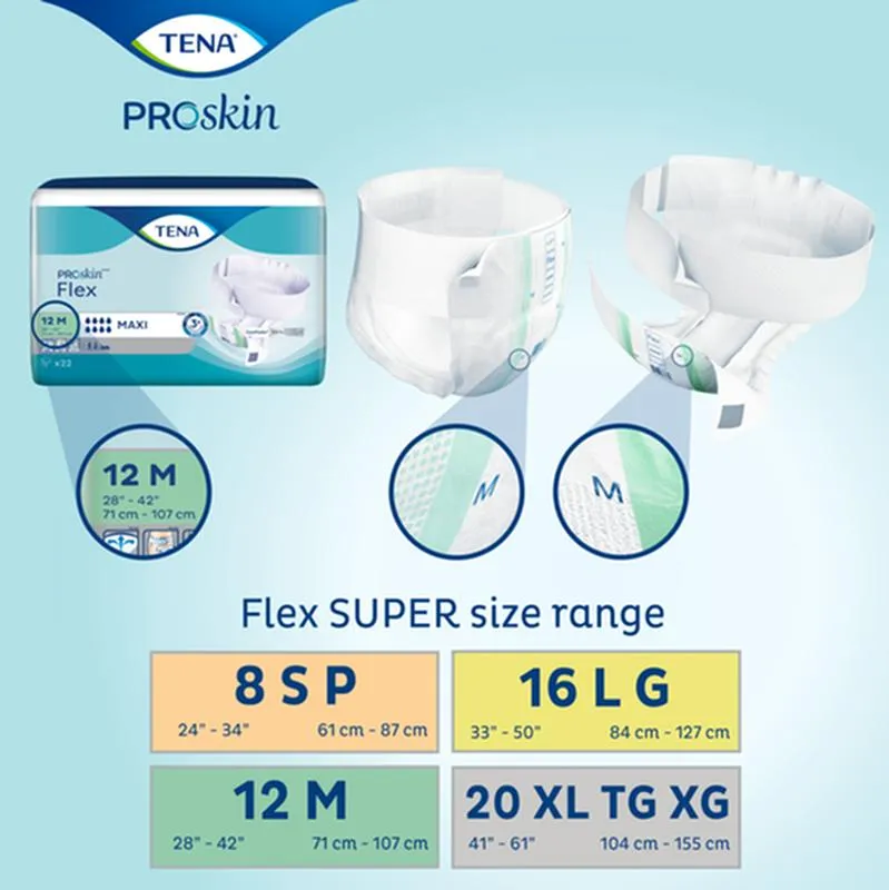 TENA® ProSkin™ Flex Super Brief, Maximum Absorbency, Size 20/X-Large
