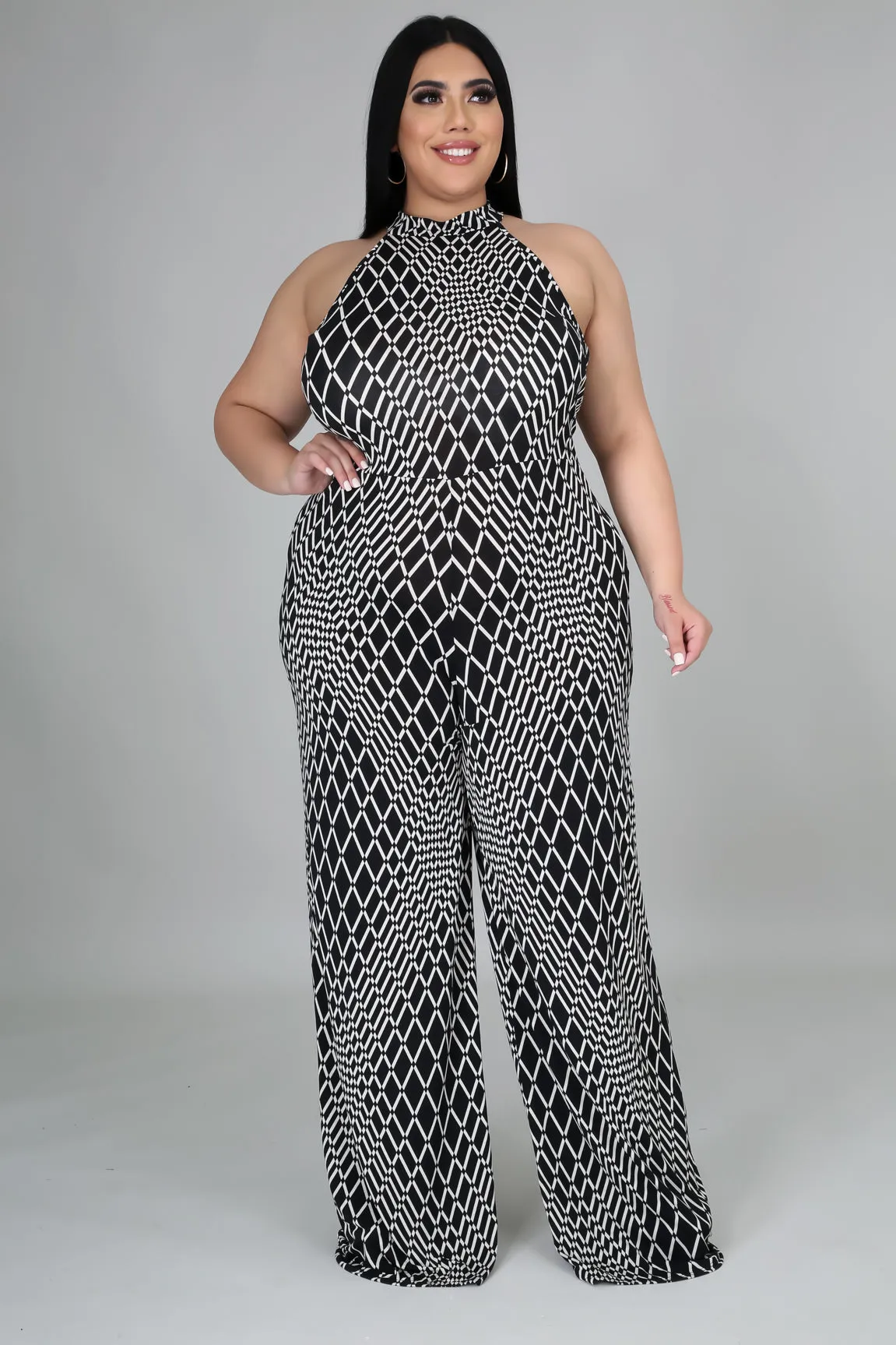 The "Abstract" Jumpsuit (Plus Size)