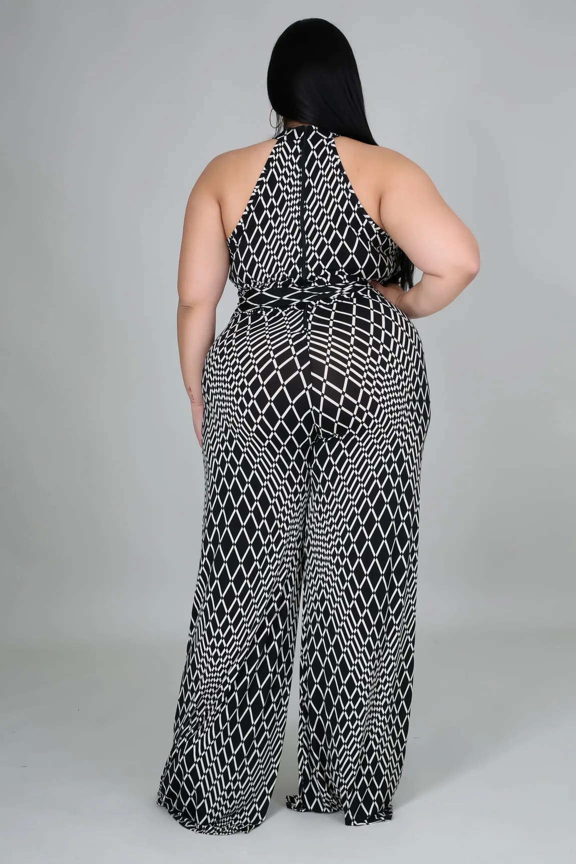 The "Abstract" Jumpsuit (Plus Size)