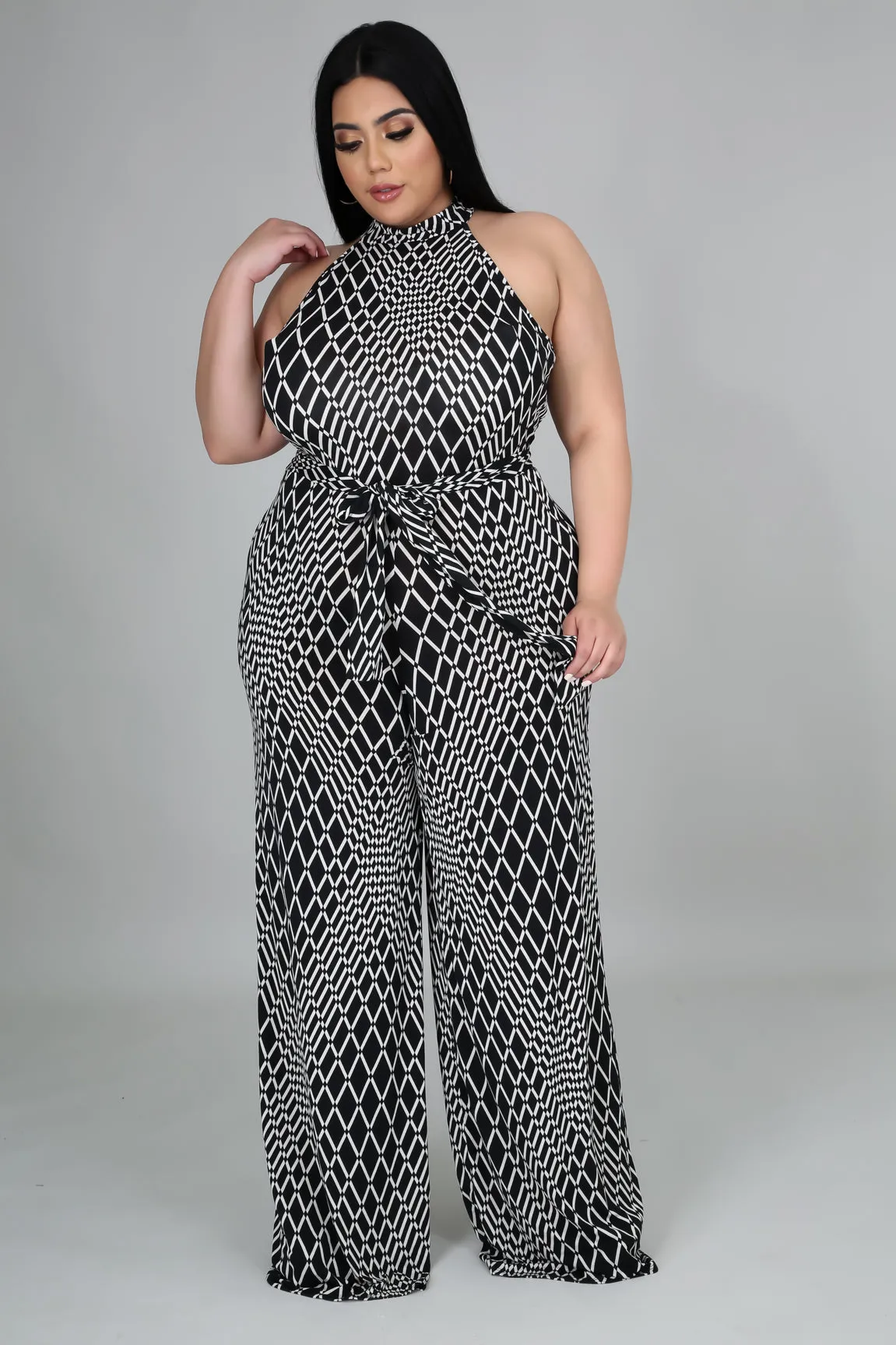The "Abstract" Jumpsuit (Plus Size)