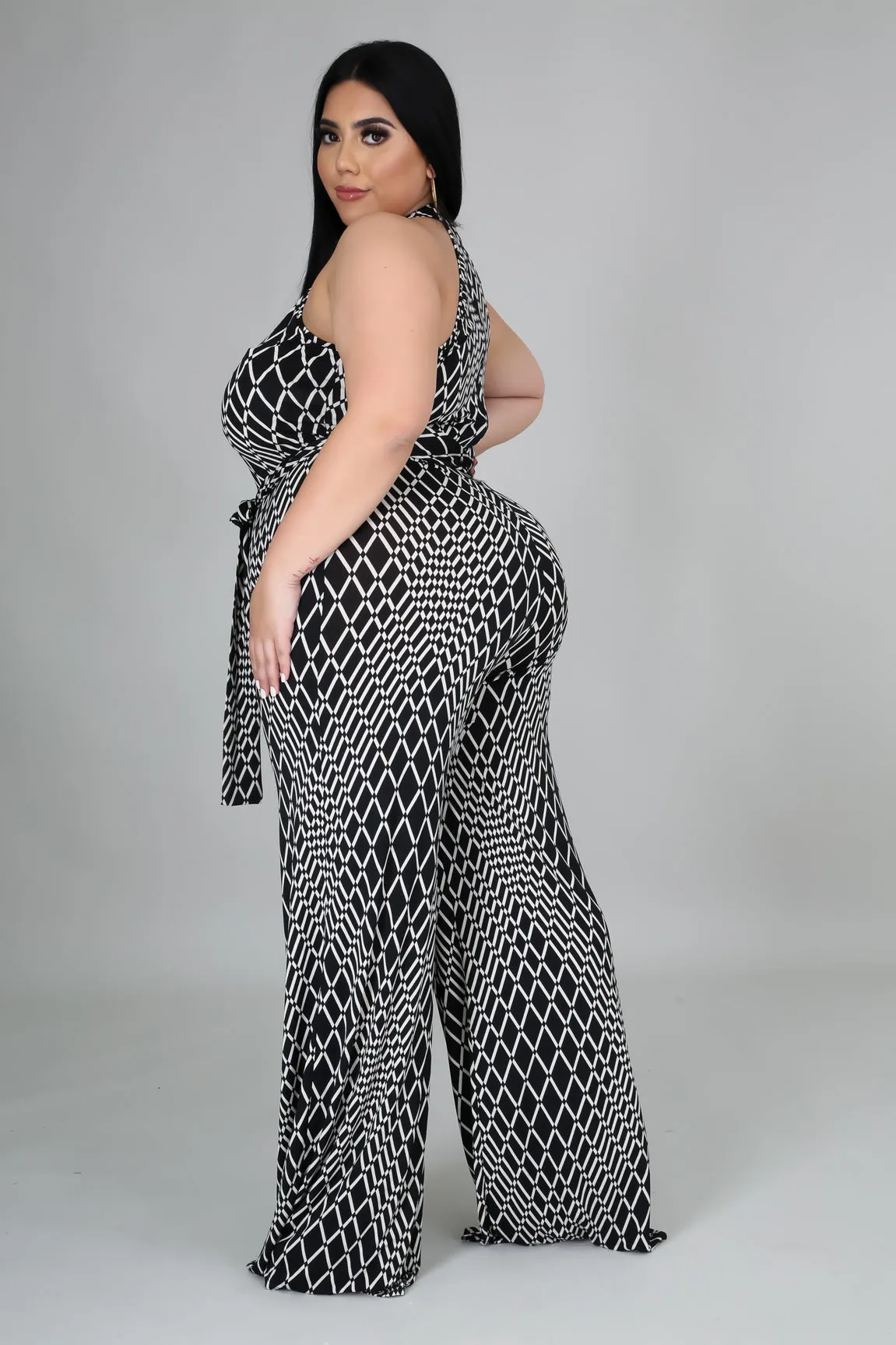 The "Abstract" Jumpsuit (Plus Size)