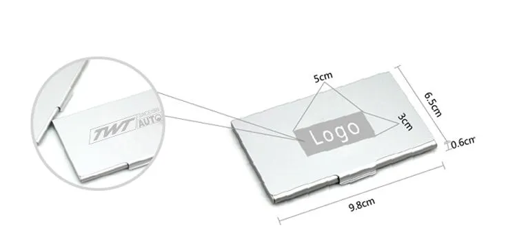 Thin Aluminum Card Case