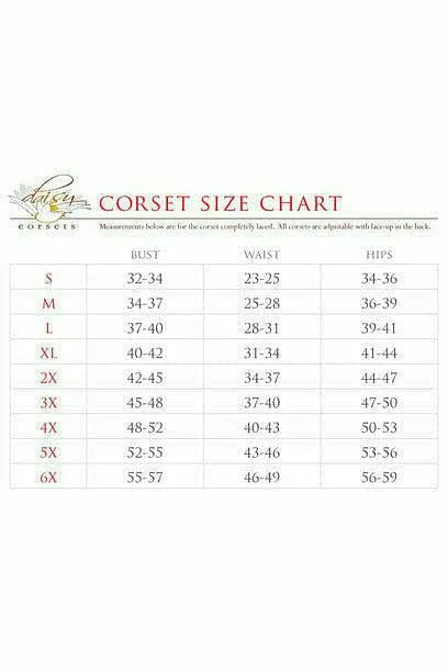 Top Drawer Dusty Rose Brocade Steel Boned Corset