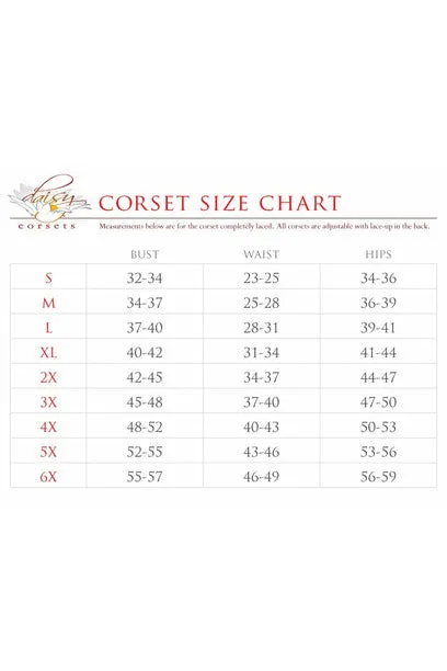 Top Drawer Sunset Holo Steel Boned Underbust Corset