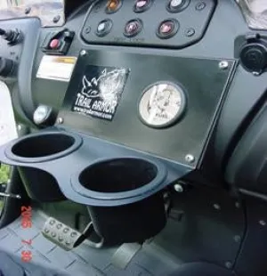 Trail Armor Yamaha Rhino 700 660 450 and Ranger 570 Full Size Economy Dashplate Drink Holder