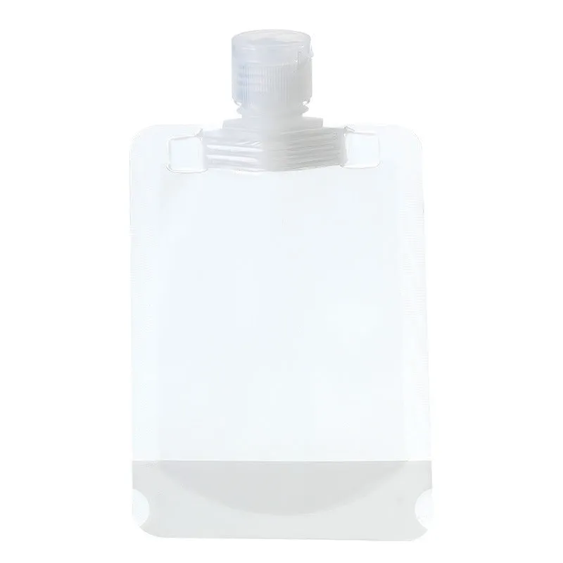 Transparent Travel Portable Fluid Makeup Packing Bag Sub-packing Storage Bag Shampoo Makeup Fluid Cosmetic Refillable Pouches