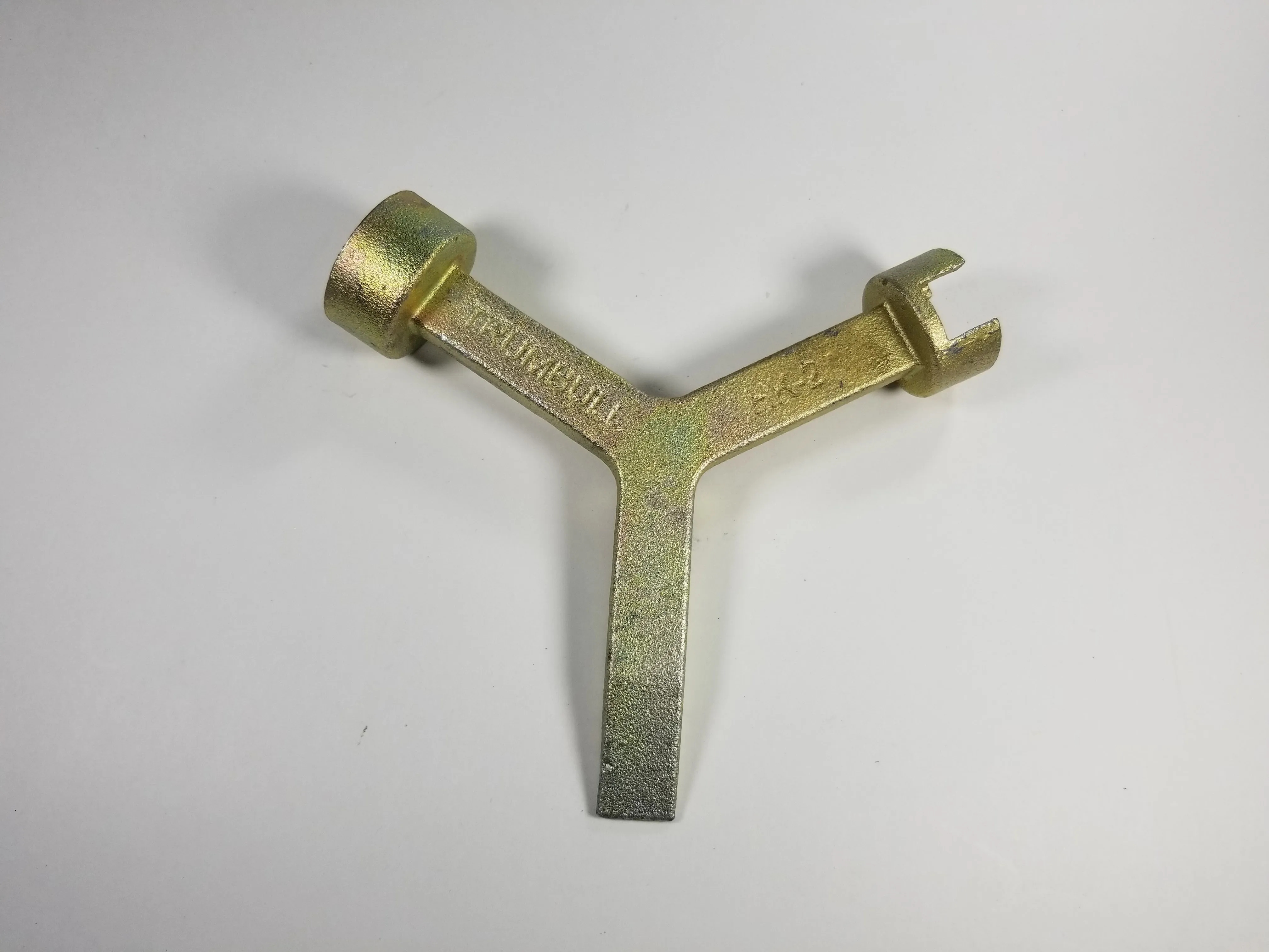 Trumbull Meter Box & Curb Box Hand Key HK-2, Small & Large Pentagon plus Pry Point