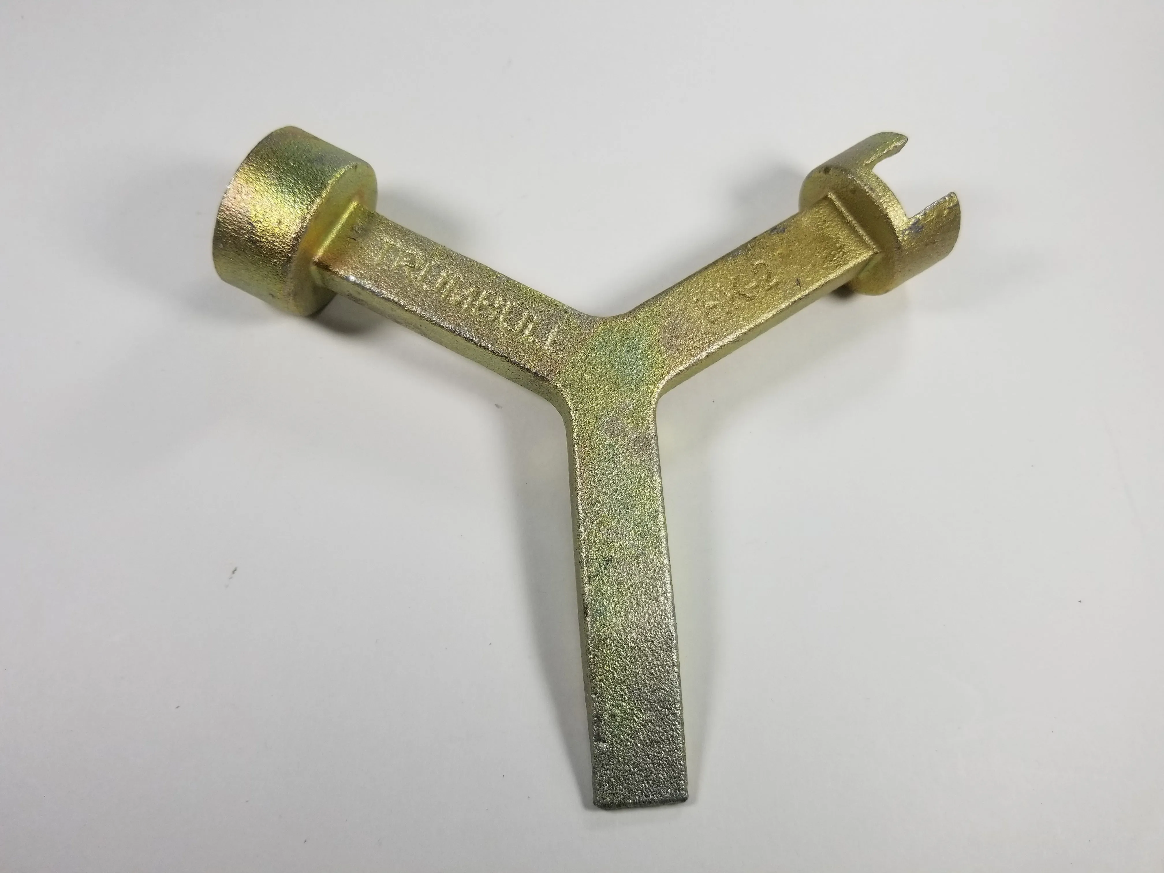Trumbull Meter Box & Curb Box Hand Key HK-2, Small & Large Pentagon plus Pry Point