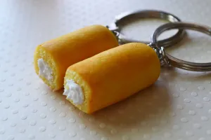 Twinkie Best Friend Polymer Clay Key Chain BFF Set