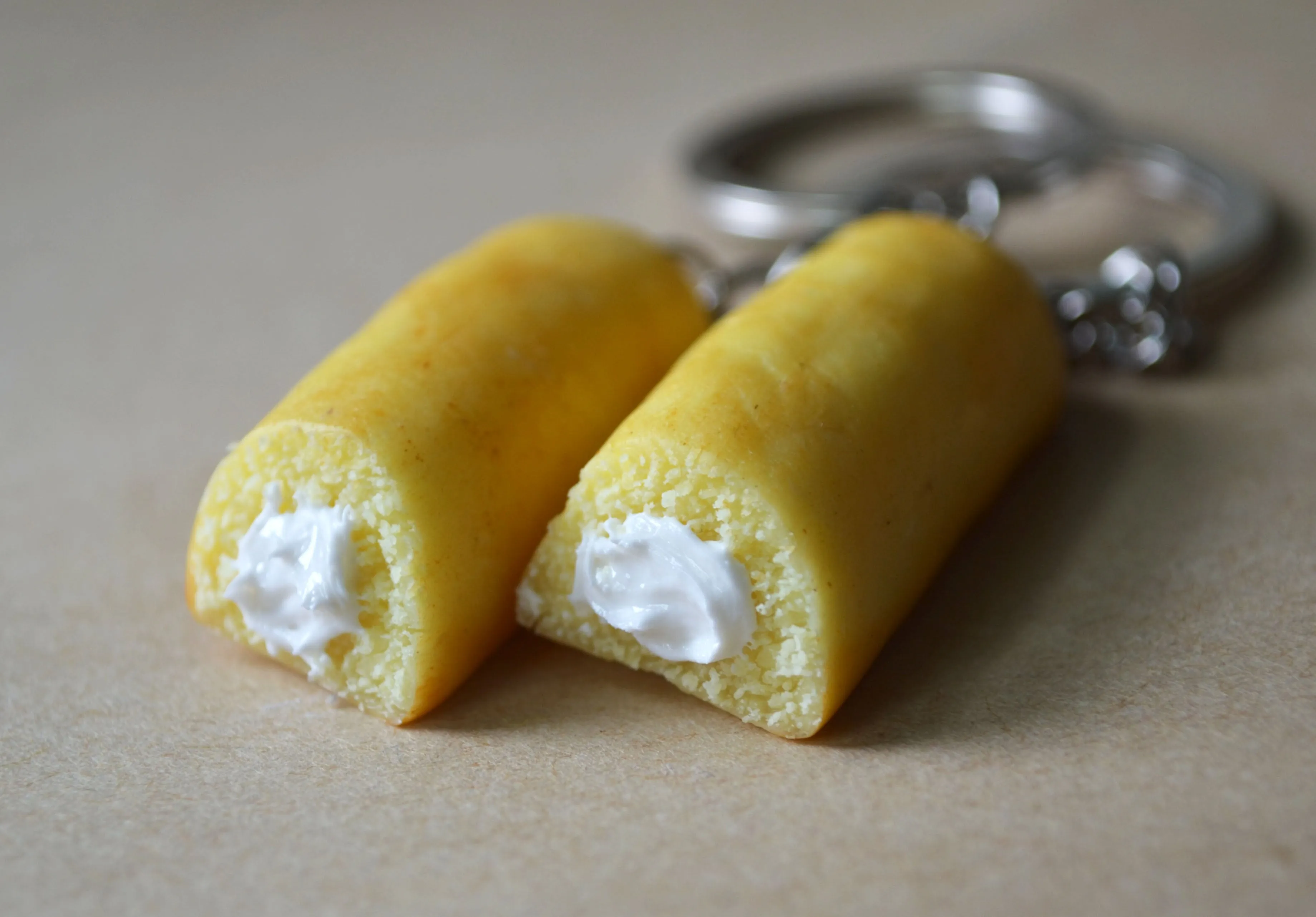 Twinkie Best Friend Polymer Clay Key Chain BFF Set