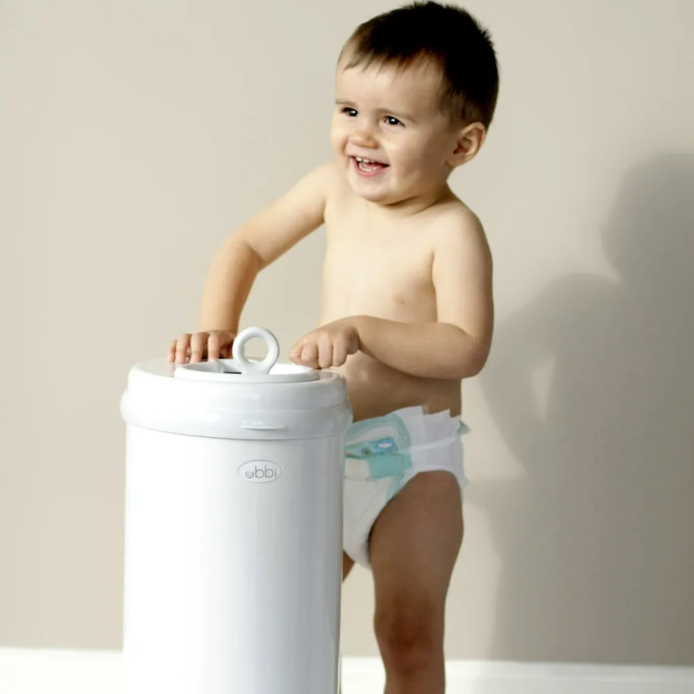 Ubbi Nappy Pail - White