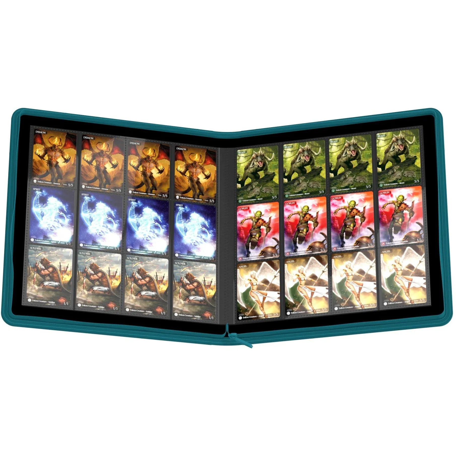 Ultimate Guard - 24 Pocket QuadRow ZipFolio XenoSkin/Petrol