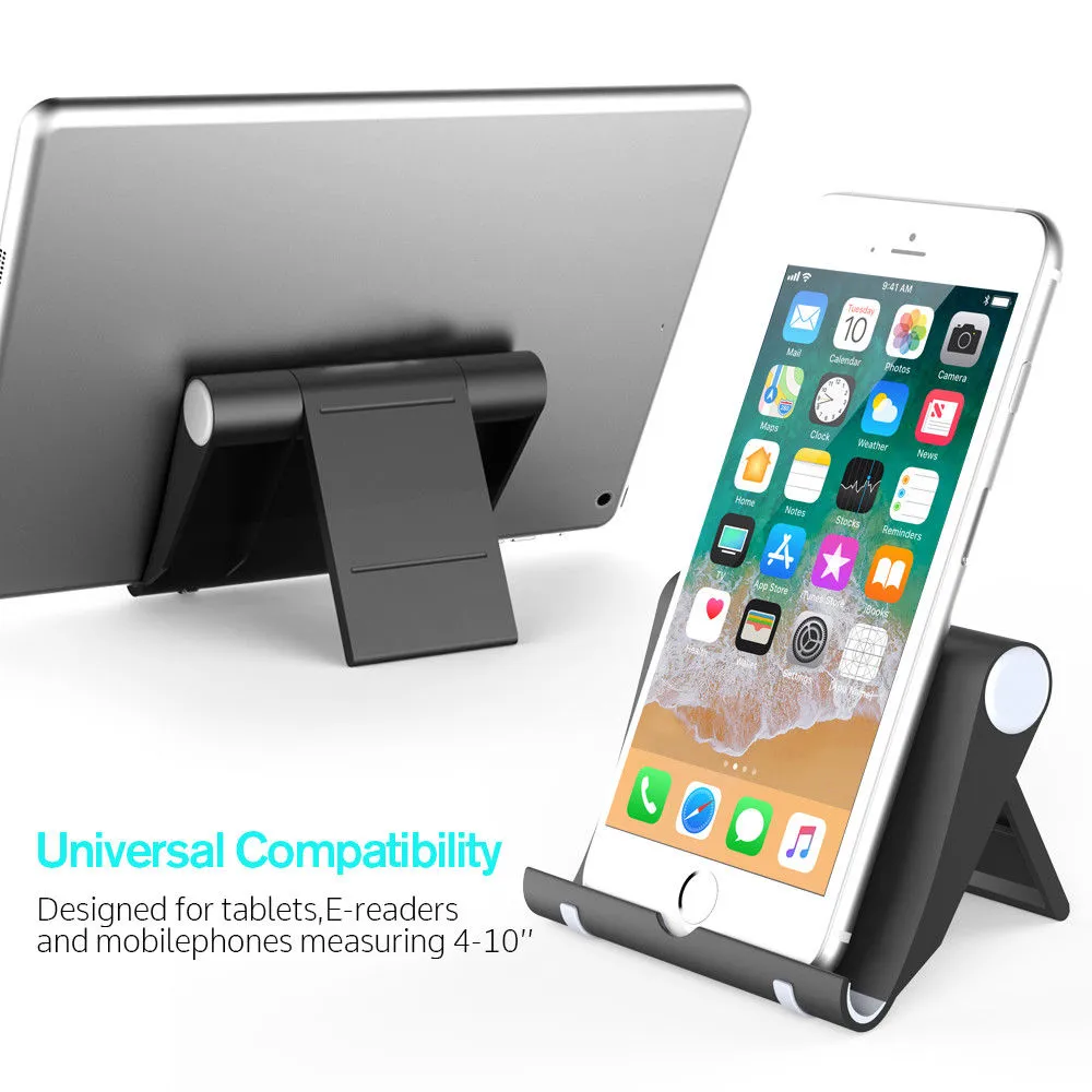 Universal Adjustable Portable Desk Tablet Stand Holder for All Smart-Phone iPad Air red
