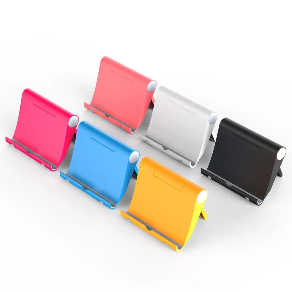 Universal Adjustable Portable Desk Tablet Stand Holder for All Smart-Phone iPad Air red