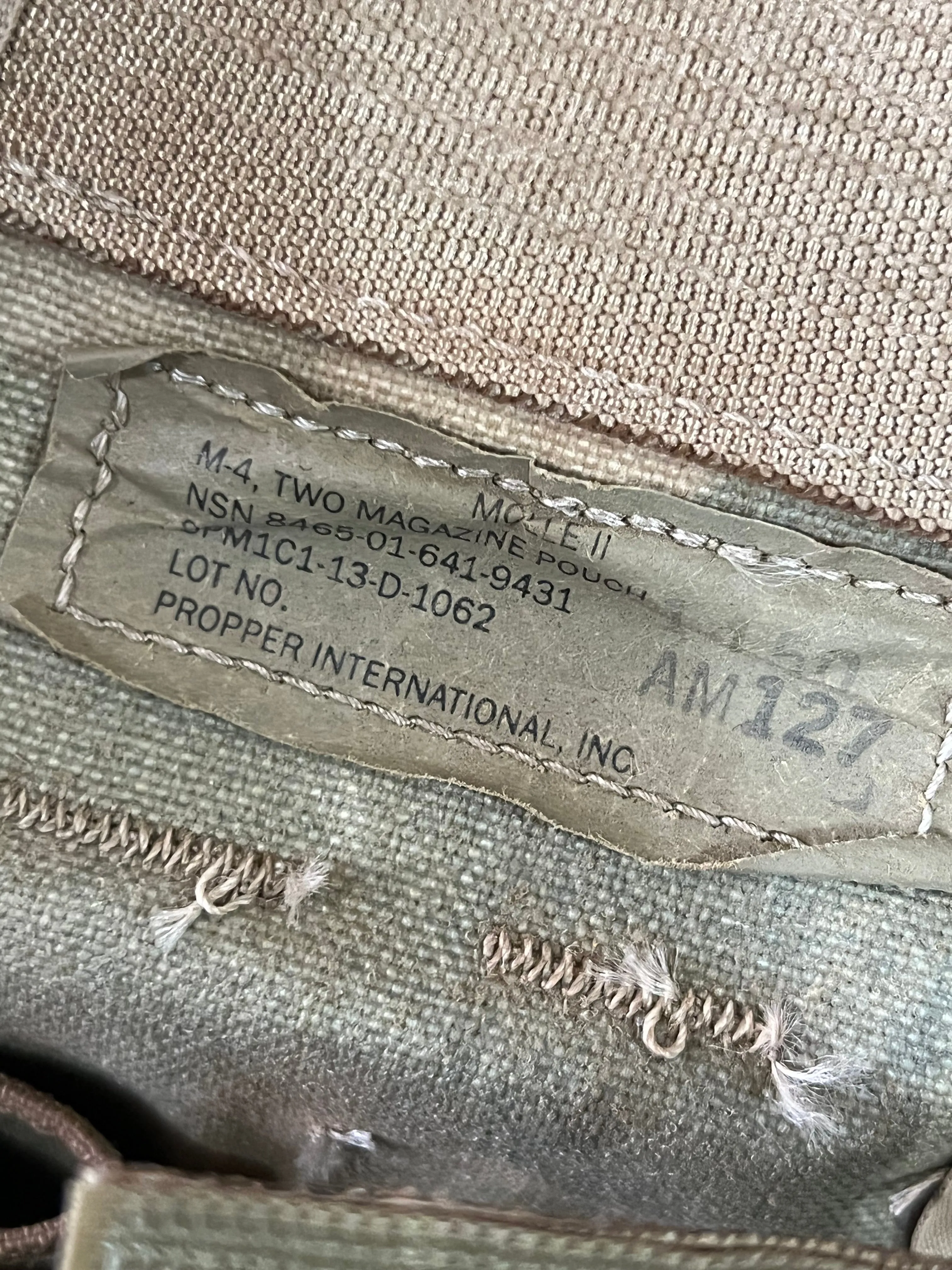 US ARMY/MARINE Rifle Double Magazine Pouches