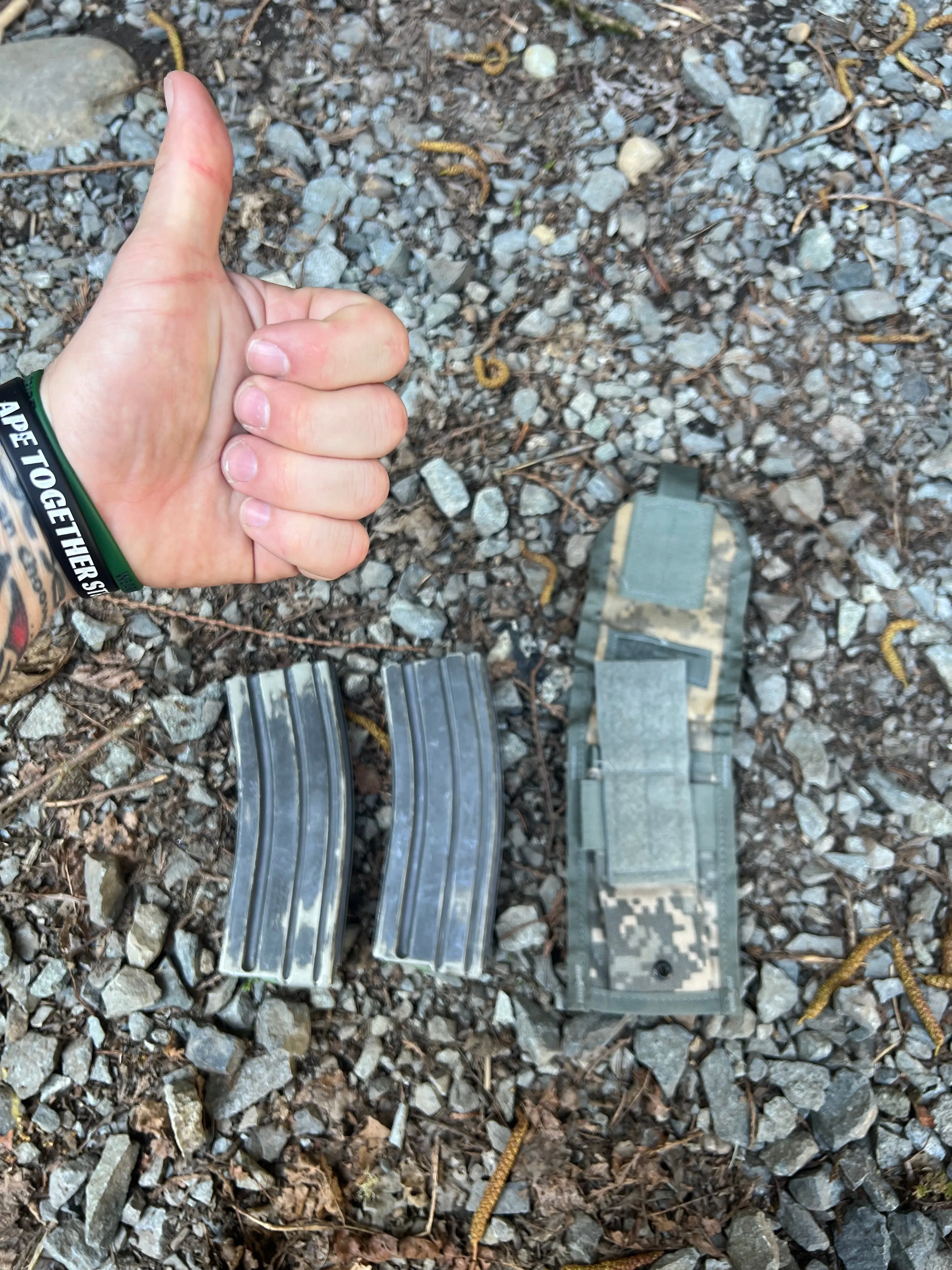 US ARMY/MARINE Rifle Double Magazine Pouches