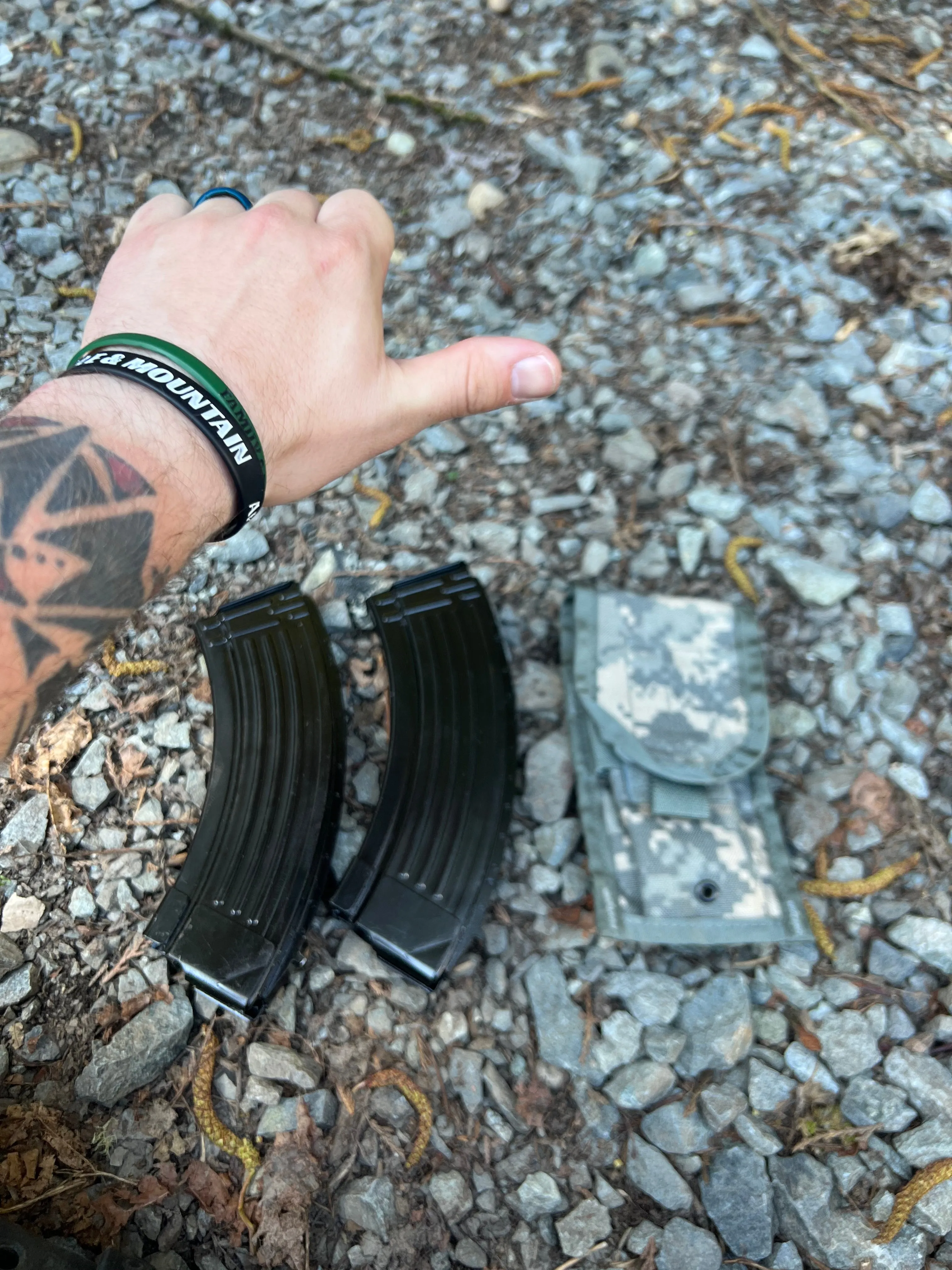 US ARMY/MARINE Rifle Double Magazine Pouches