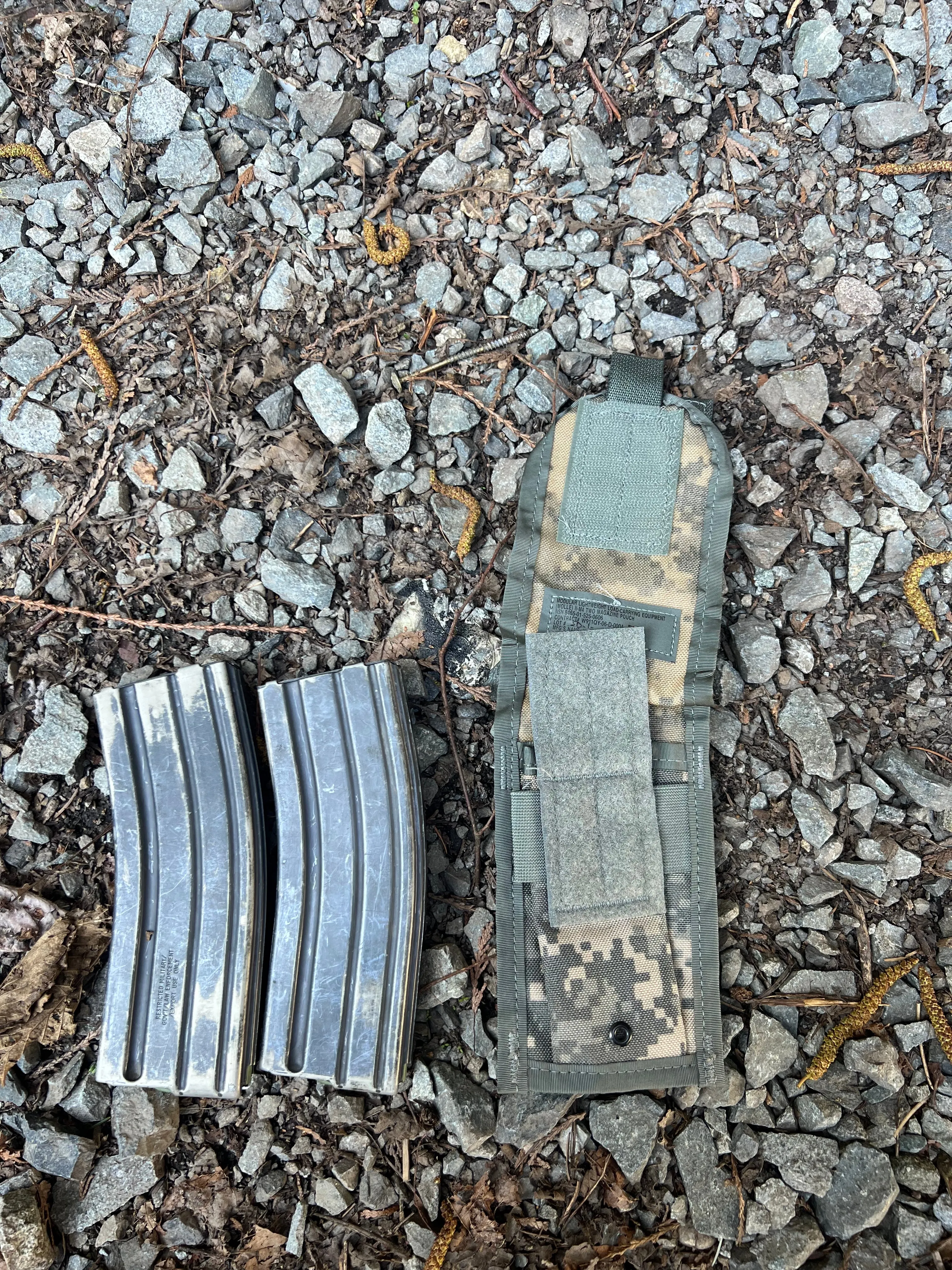 US ARMY/MARINE Rifle Double Magazine Pouches