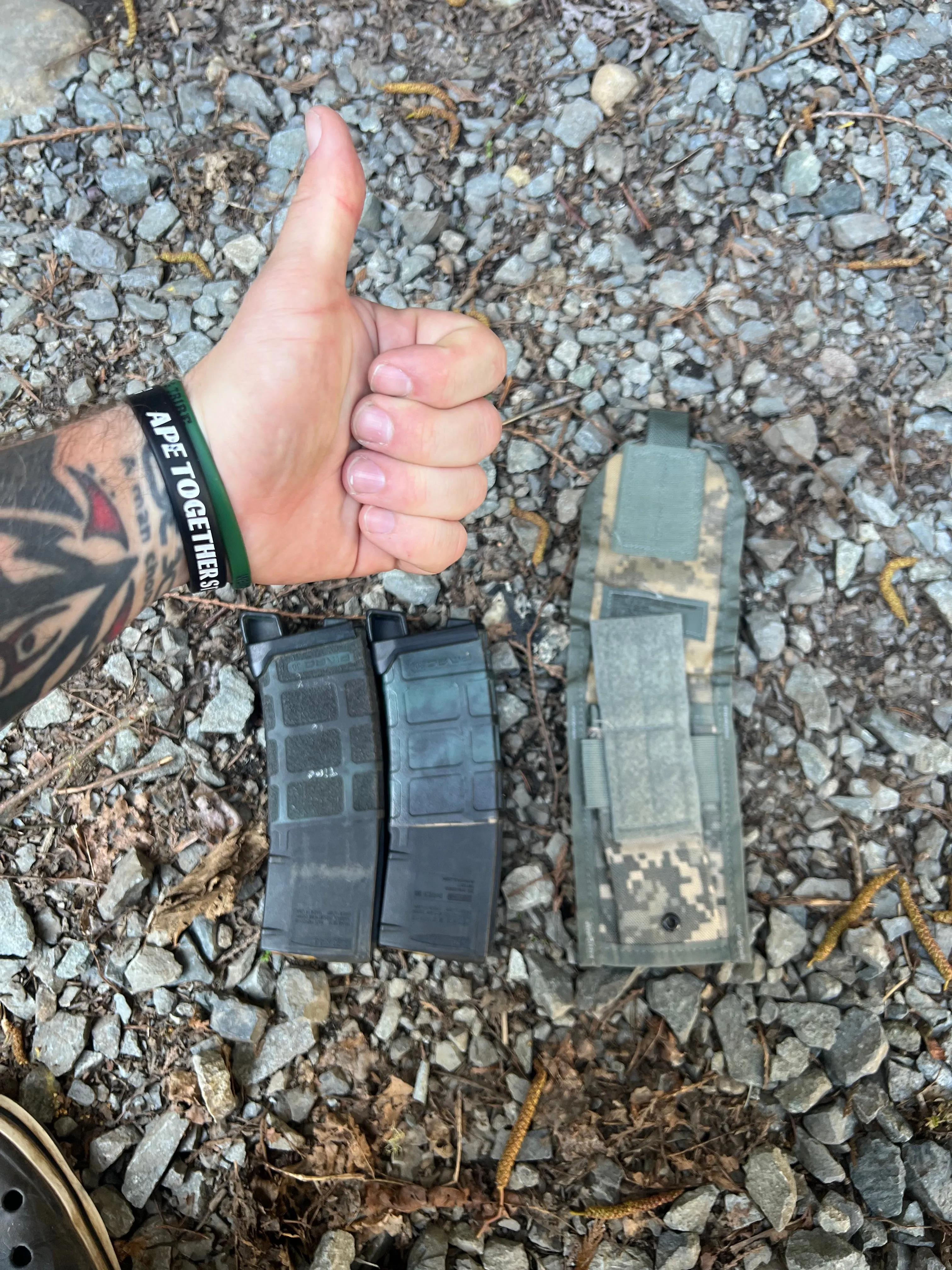 US ARMY/MARINE Rifle Double Magazine Pouches