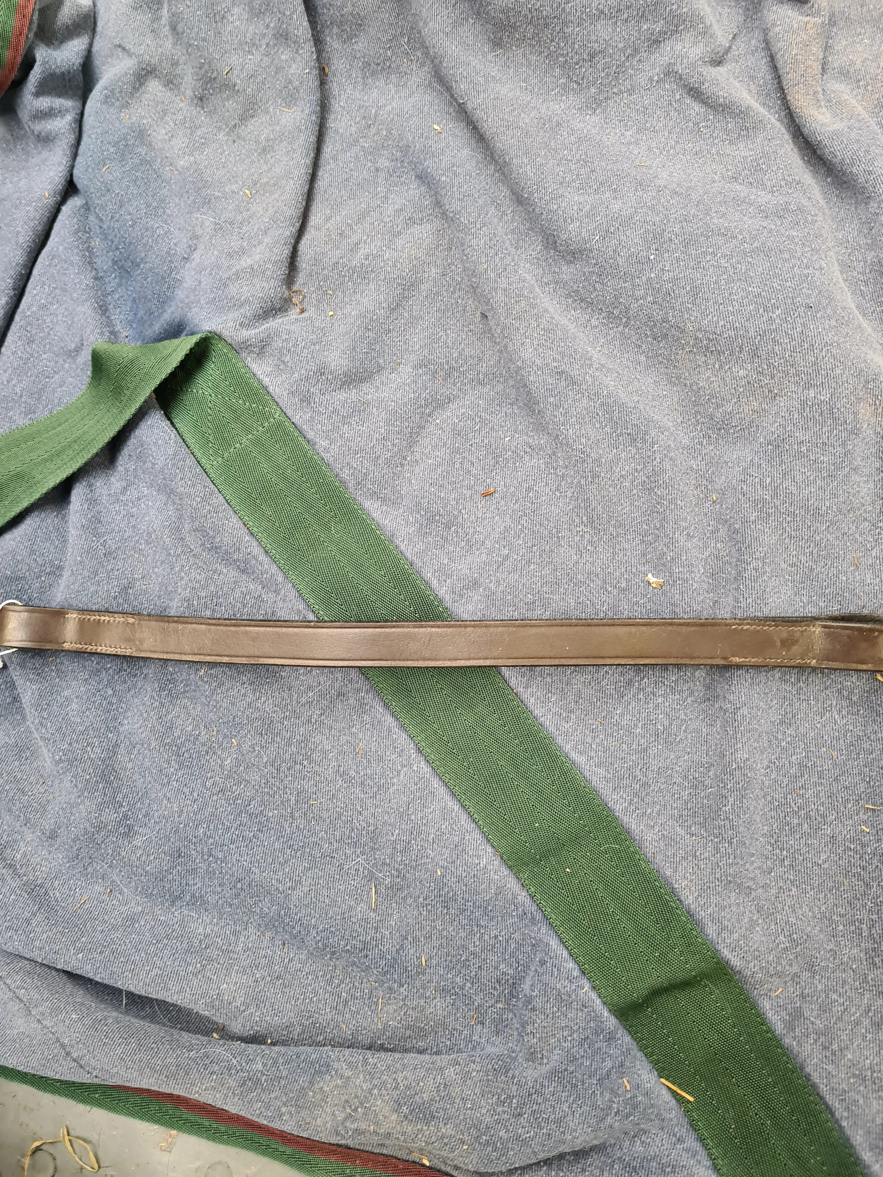 Used XFull brown leather plain browband FREE POSTAGE ✅