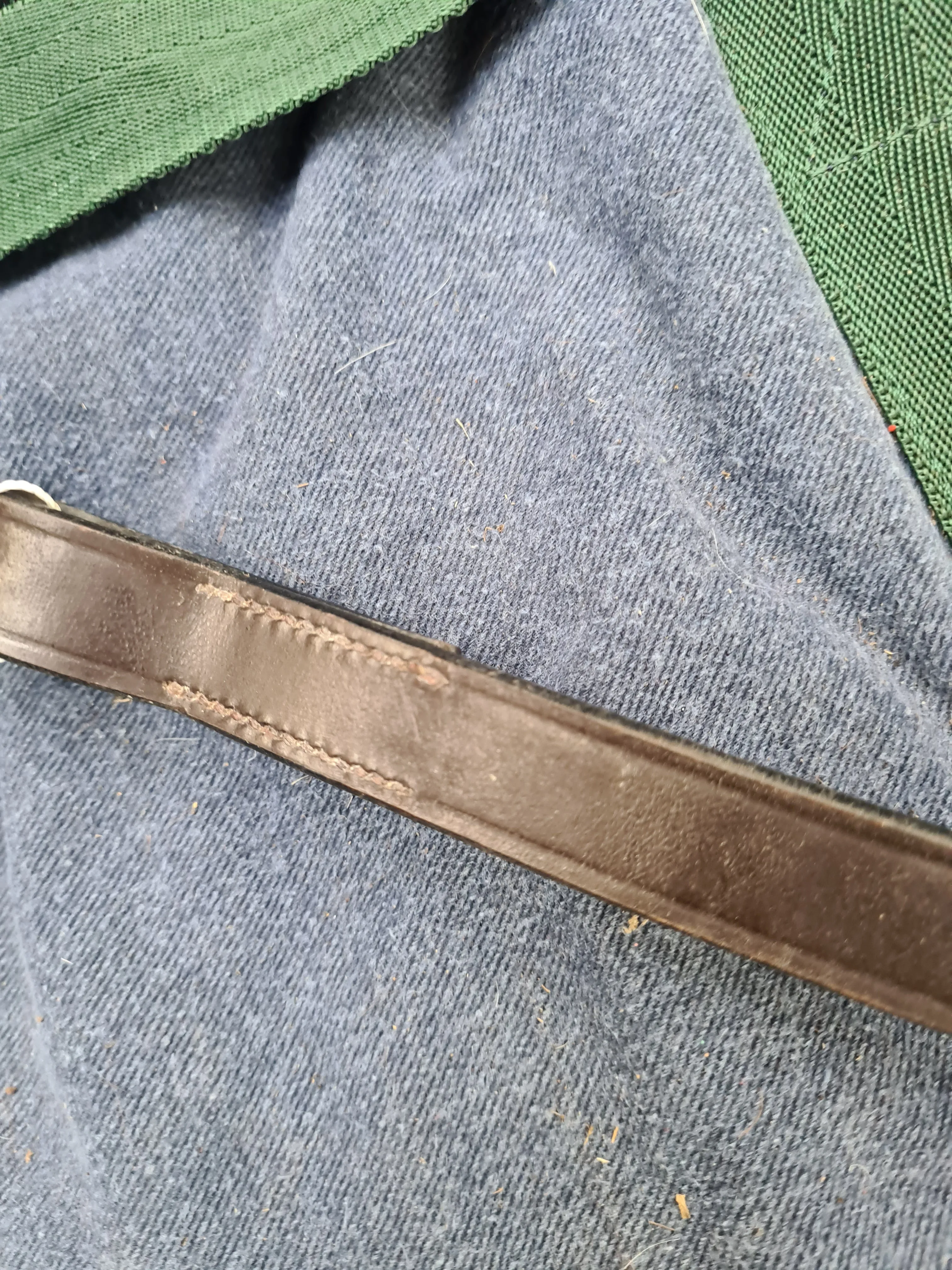 Used XFull brown leather plain browband FREE POSTAGE ✅