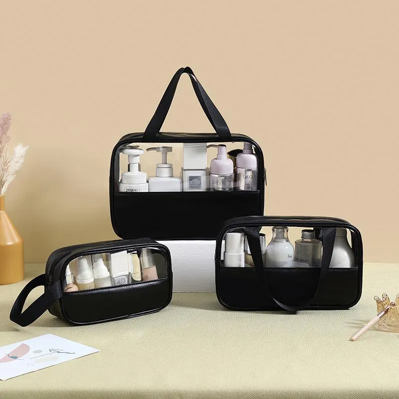 Versatile Clear Makeup Bag Set 5Colours 3PCS