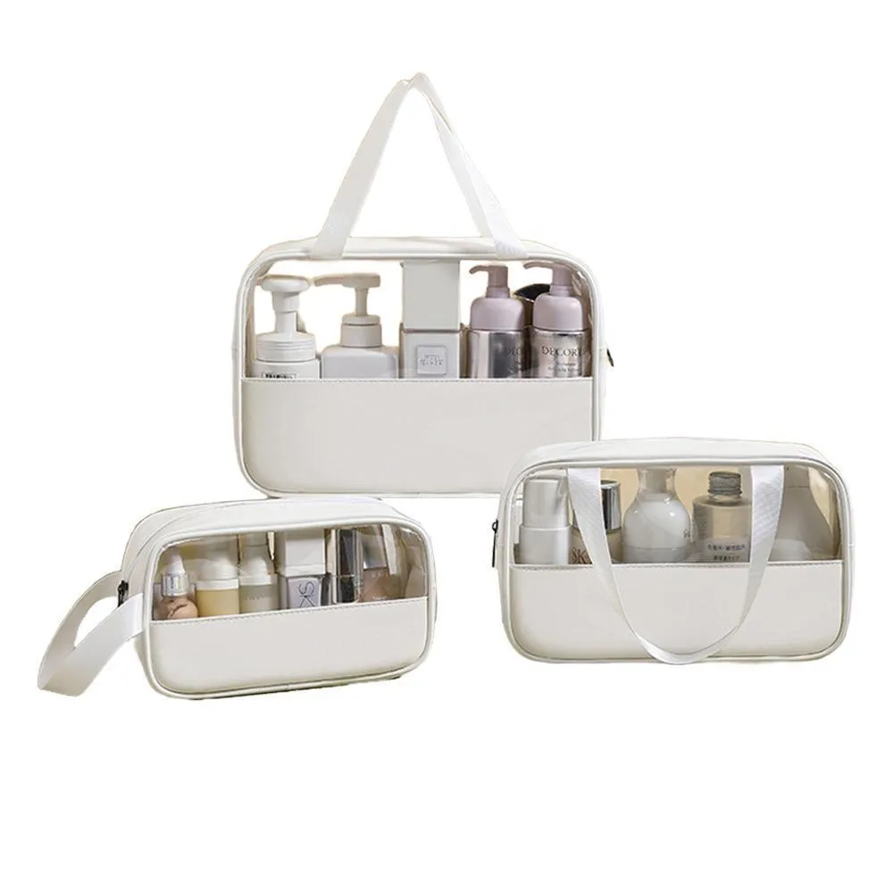 Versatile Clear Makeup Bag Set 5Colours 3PCS