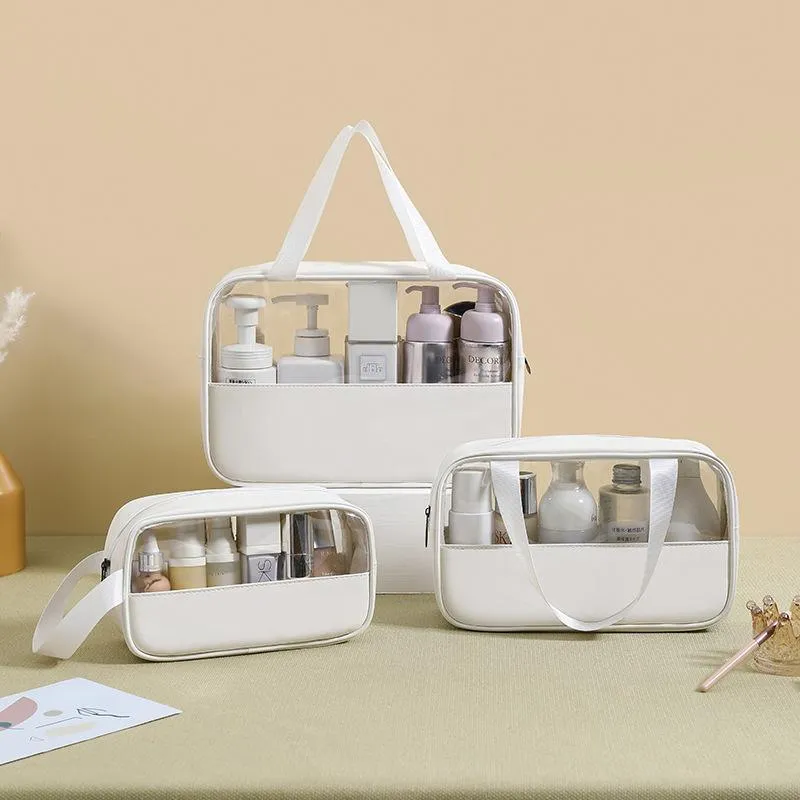 Versatile Clear Makeup Bag Set 5Colours 3PCS