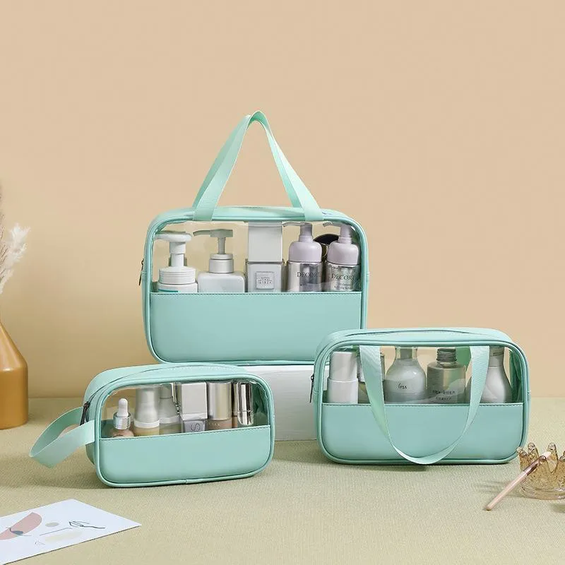 Versatile Clear Makeup Bag Set 5Colours 3PCS