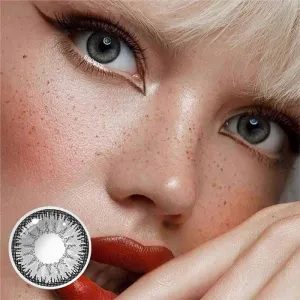 Vika Tricolor Gray Colored Contact Lenses Yearly