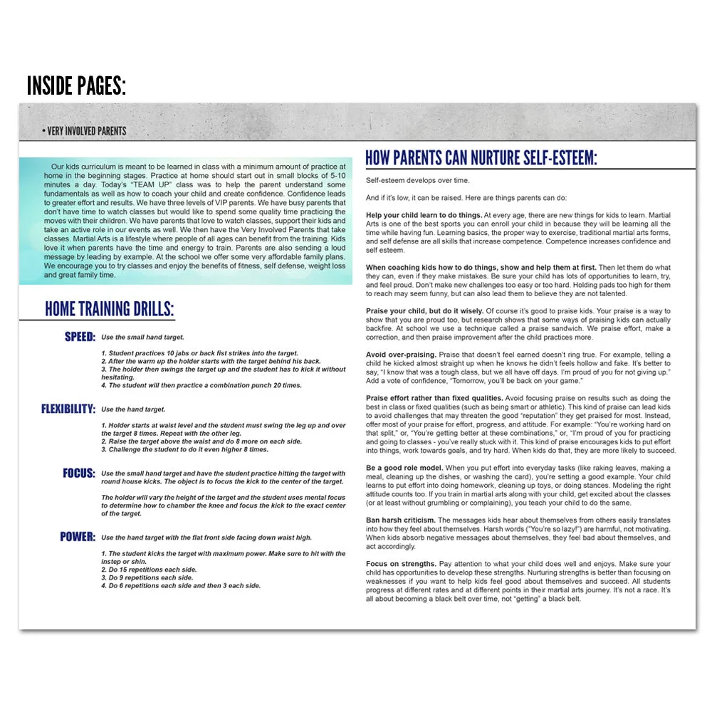 VIP Very Involved Parents Brochure