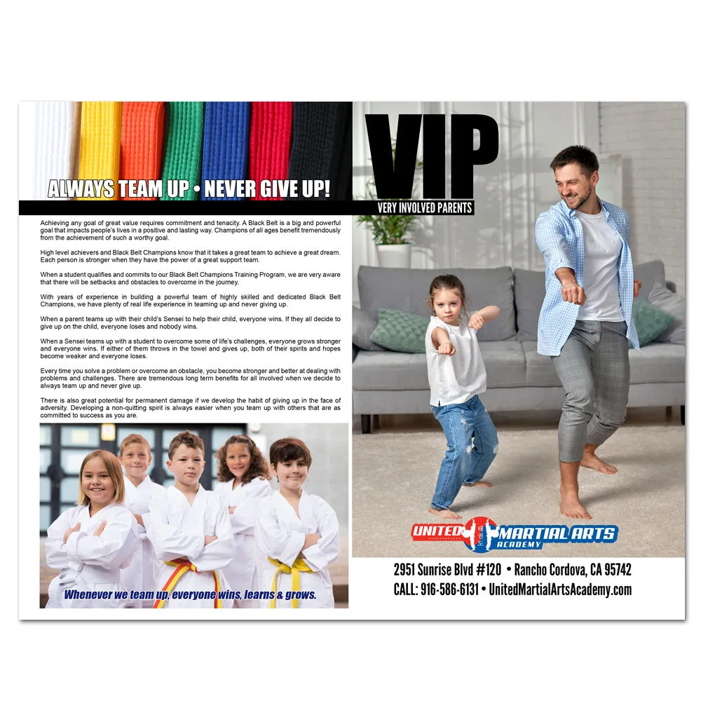 VIP Very Involved Parents Brochure