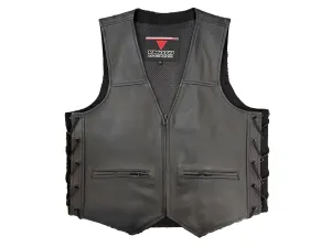 VMoto Mens Leather Waistcoat