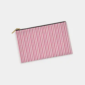 Watercolor Lines Fuchsia Personalized Zipper Pouch