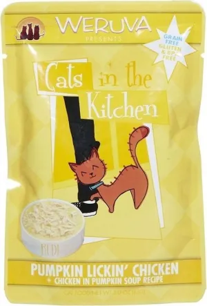 Weruva Cats In the Kitchen Pumpkin Lickin' Chicken Pouch Grain-Free Wet Cat Food