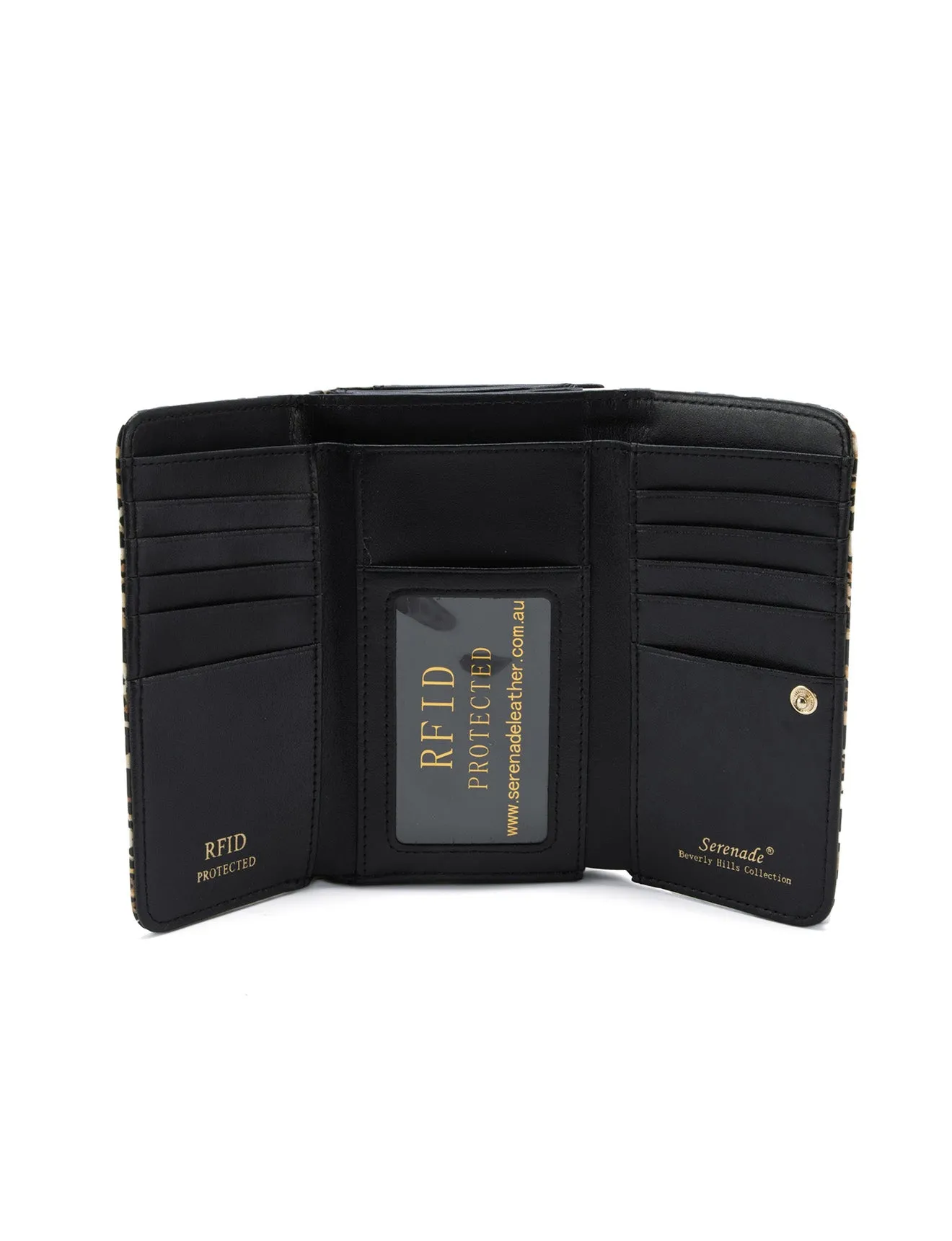 WILD CAT MED LEATHER RFID WALLET- WSN8802