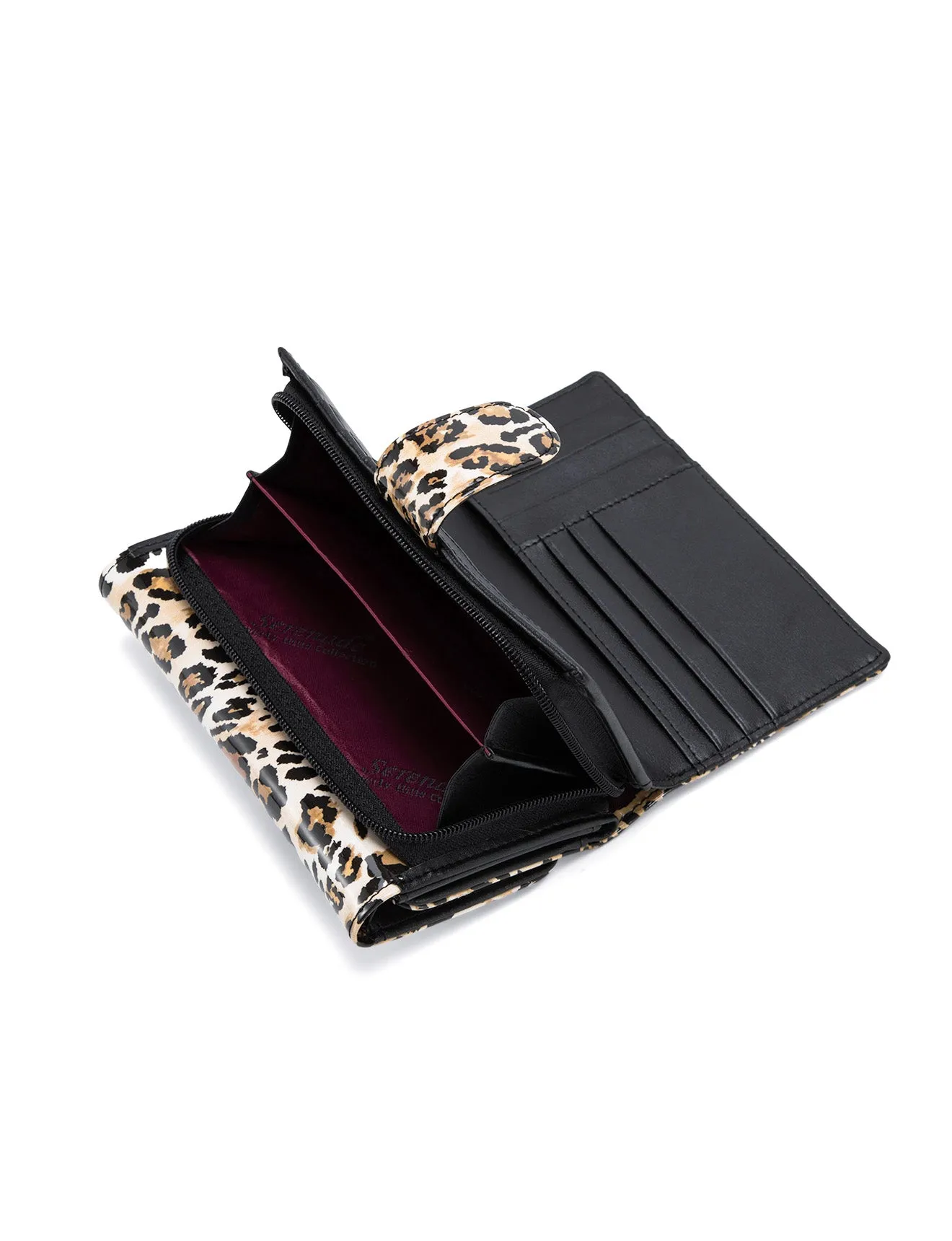 WILD CAT MED LEATHER RFID WALLET- WSN8802