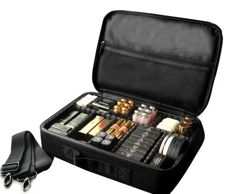 Women High Quality Professional Makeup Organizer Bolso Mujer Cosmetic Case Large Capacity Storage Bag Disassembly Suitcases