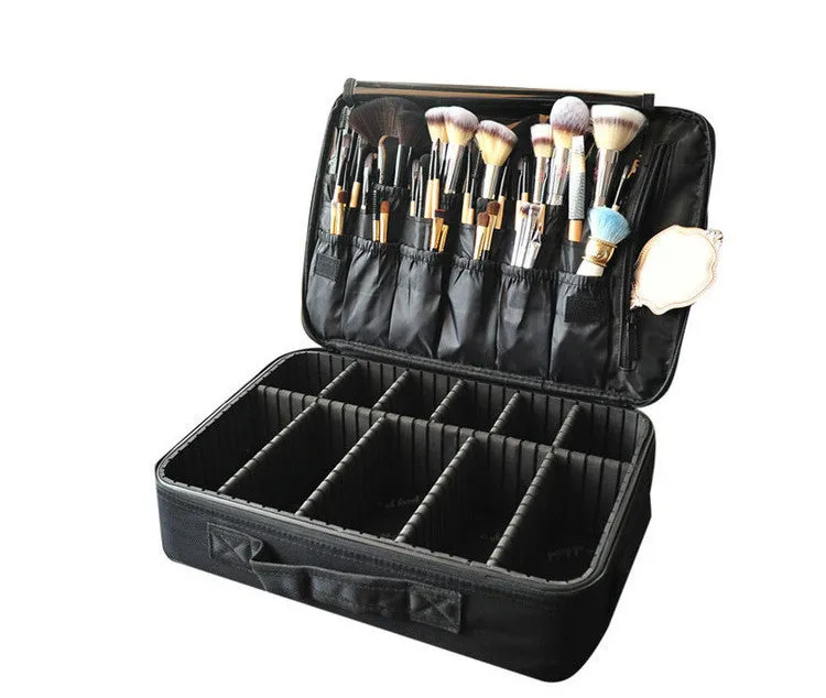 Women High Quality Professional Makeup Organizer Bolso Mujer Cosmetic Case Large Capacity Storage Bag Disassembly Suitcases